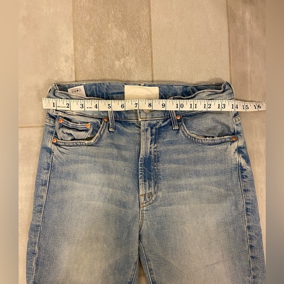 MOTHER Superior The insider Crop Step Fray I Confess Blue Size 26 - Picture 14 of 14